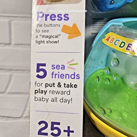 Fisher-Price Laugh & Learn Magical Lights Fishbowl – Interactive Baby Toy - Picture 4 of 13